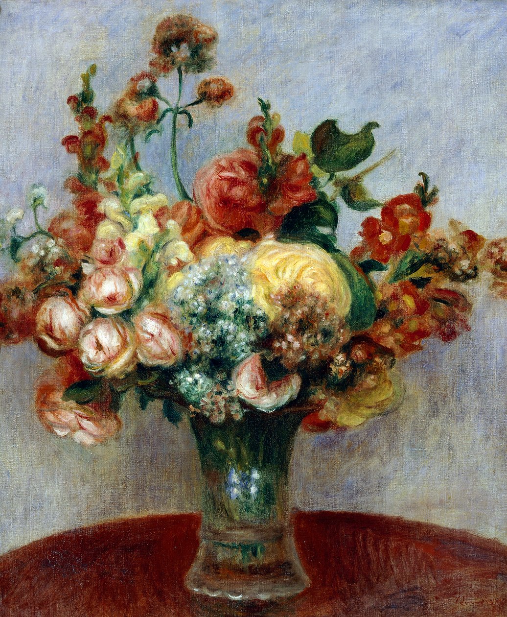 Kukat maljakossa, Pierre-Auguste Renoir tekijältä Pierre Auguste Renoir