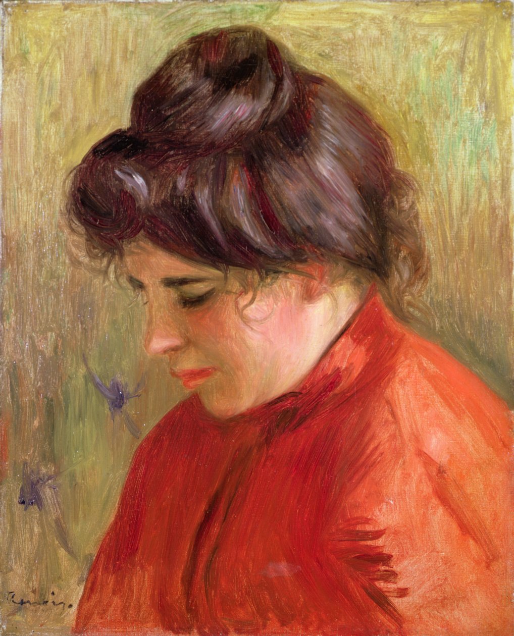 Gabrielle (öljy kankaalle) tekijältä Pierre Auguste Renoir