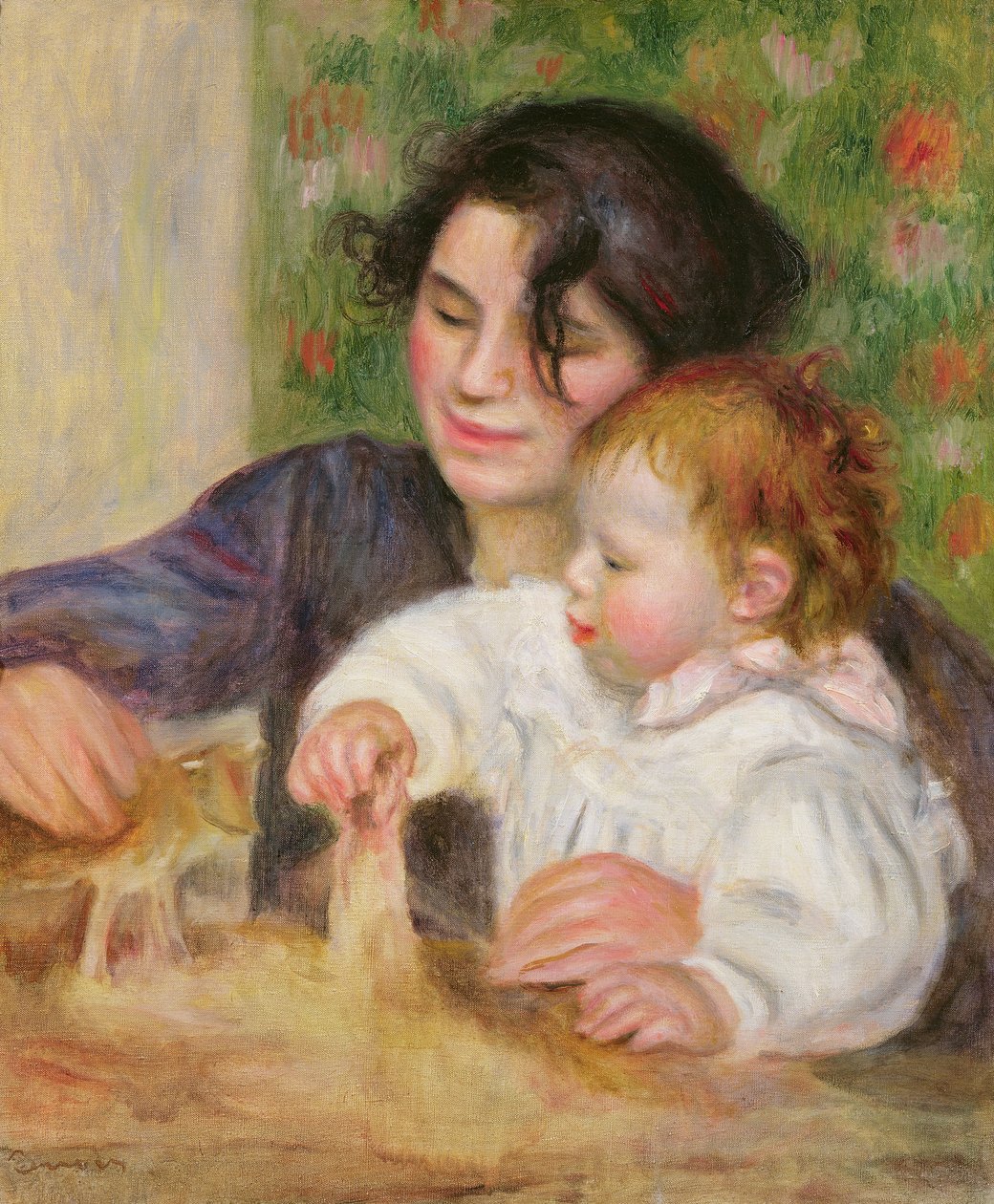 Gabrielle ja Jean, n. 1895-1896 (öljy kankaalle) tekijältä Pierre Auguste Renoir