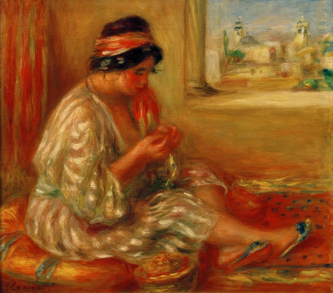 Gabrielle algeriaksi tekijältä Pierre Auguste Renoir