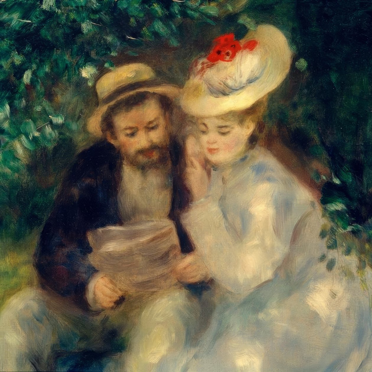 Geheimnisse (La Tonnelle) tekijältä Pierre Auguste Renoir