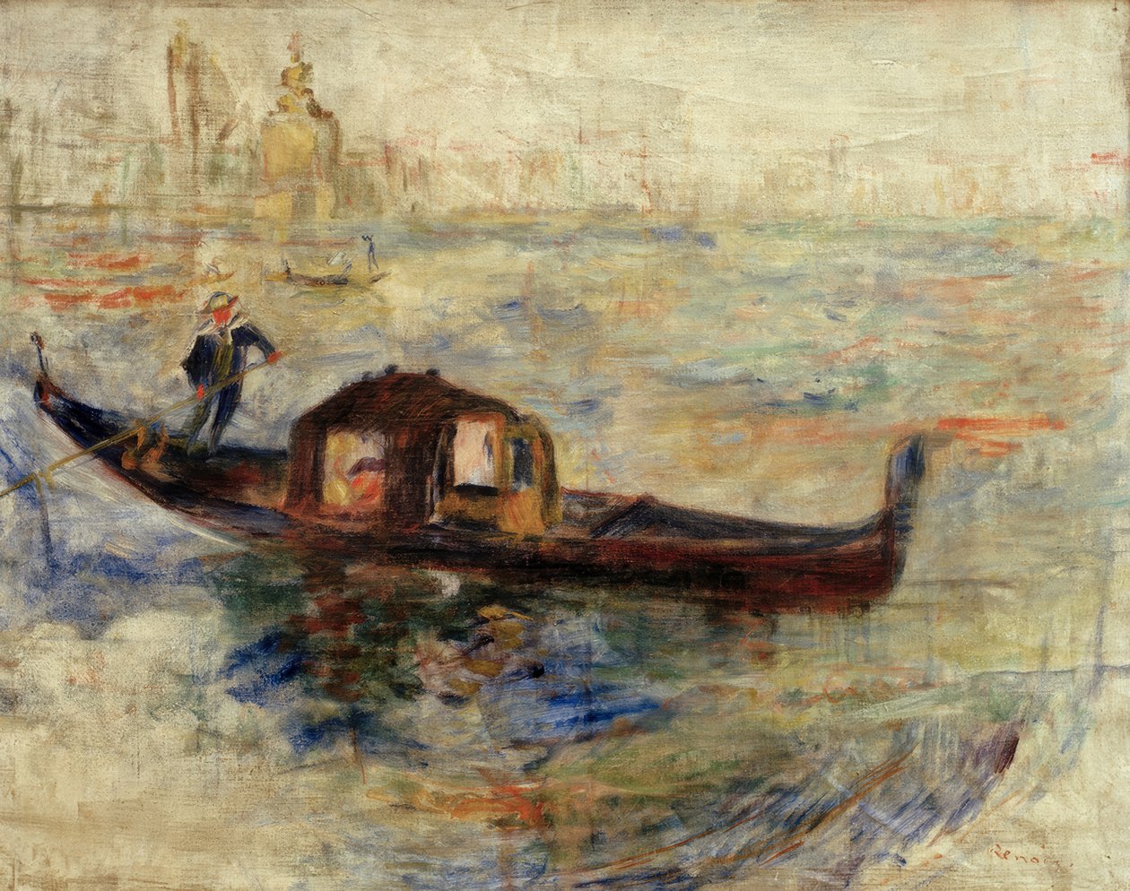 Gondoli Venetsiassa tekijältä Pierre Auguste Renoir