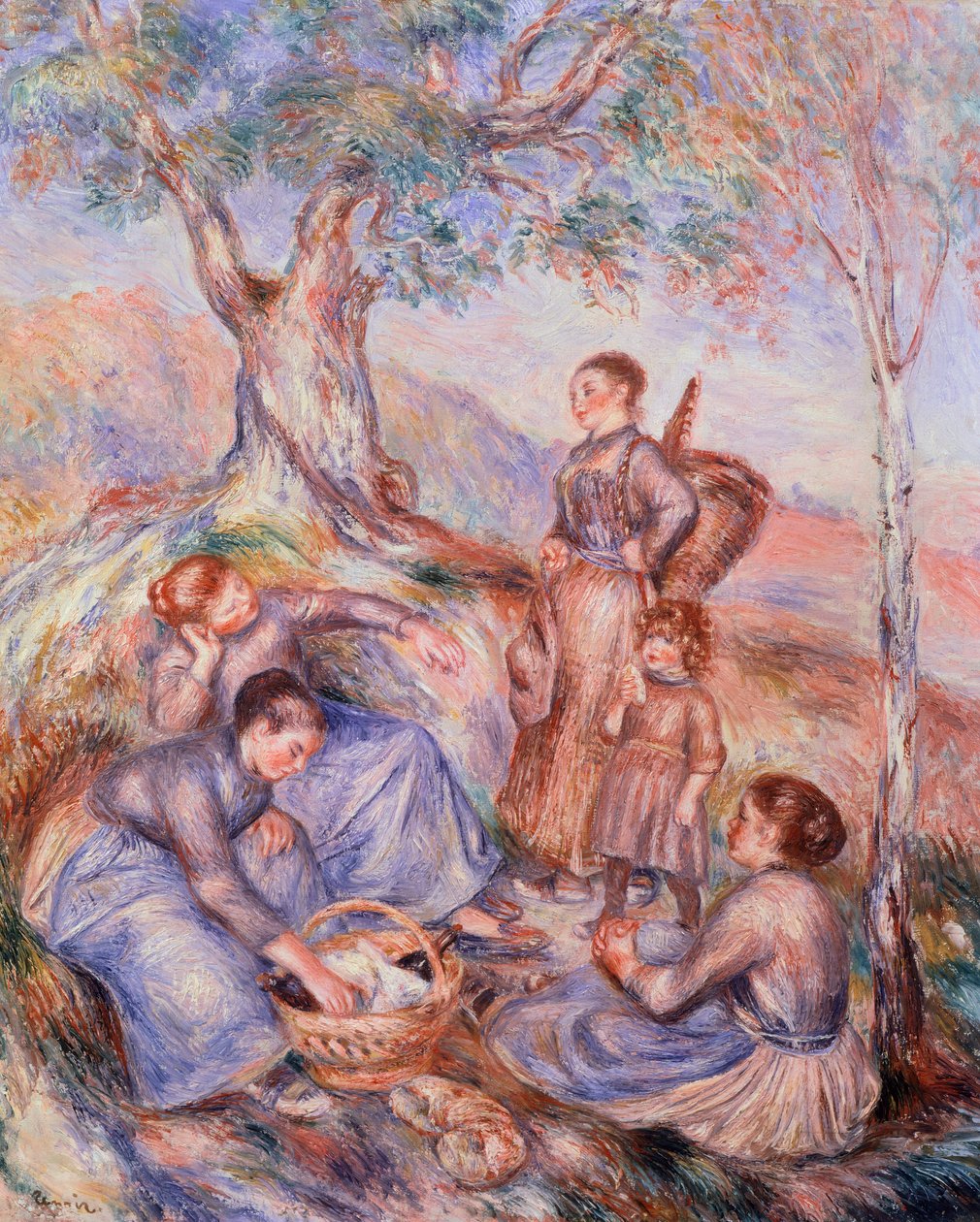 Pierre-Auguste Renoirin (1841-1919) Harvesterin aamiainen tekijältä Pierre Auguste Renoir