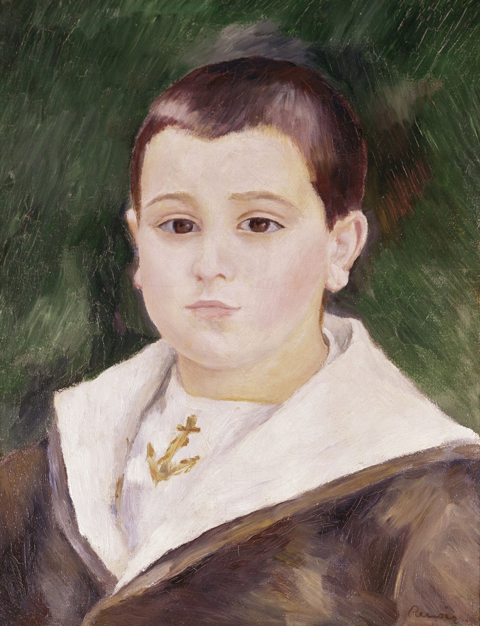 Nuoren pojan päämies merimiespuvussa tekijältä Pierre Auguste Renoir