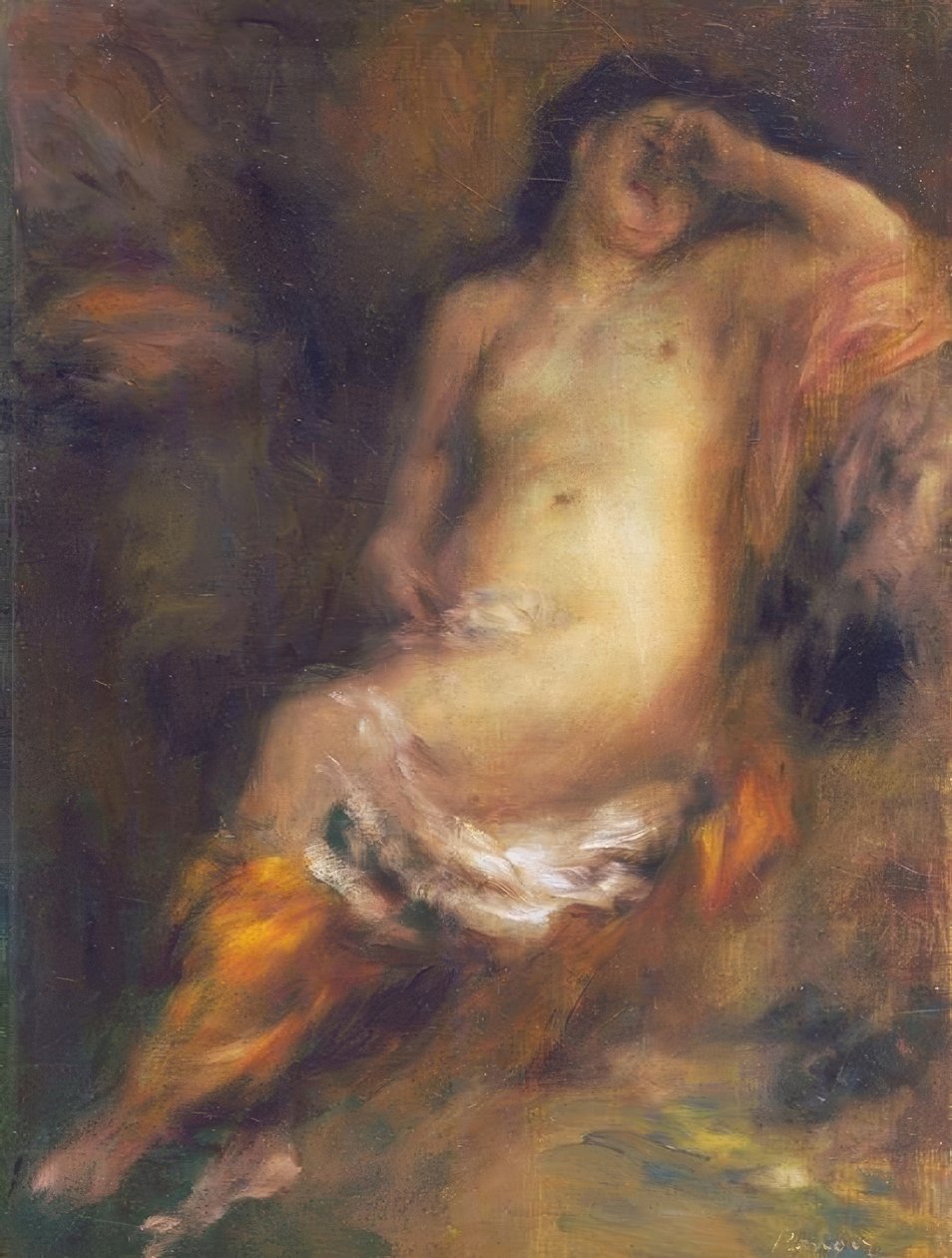 Im Schlaf versunkene Badende tekijältä Pierre Auguste Renoir