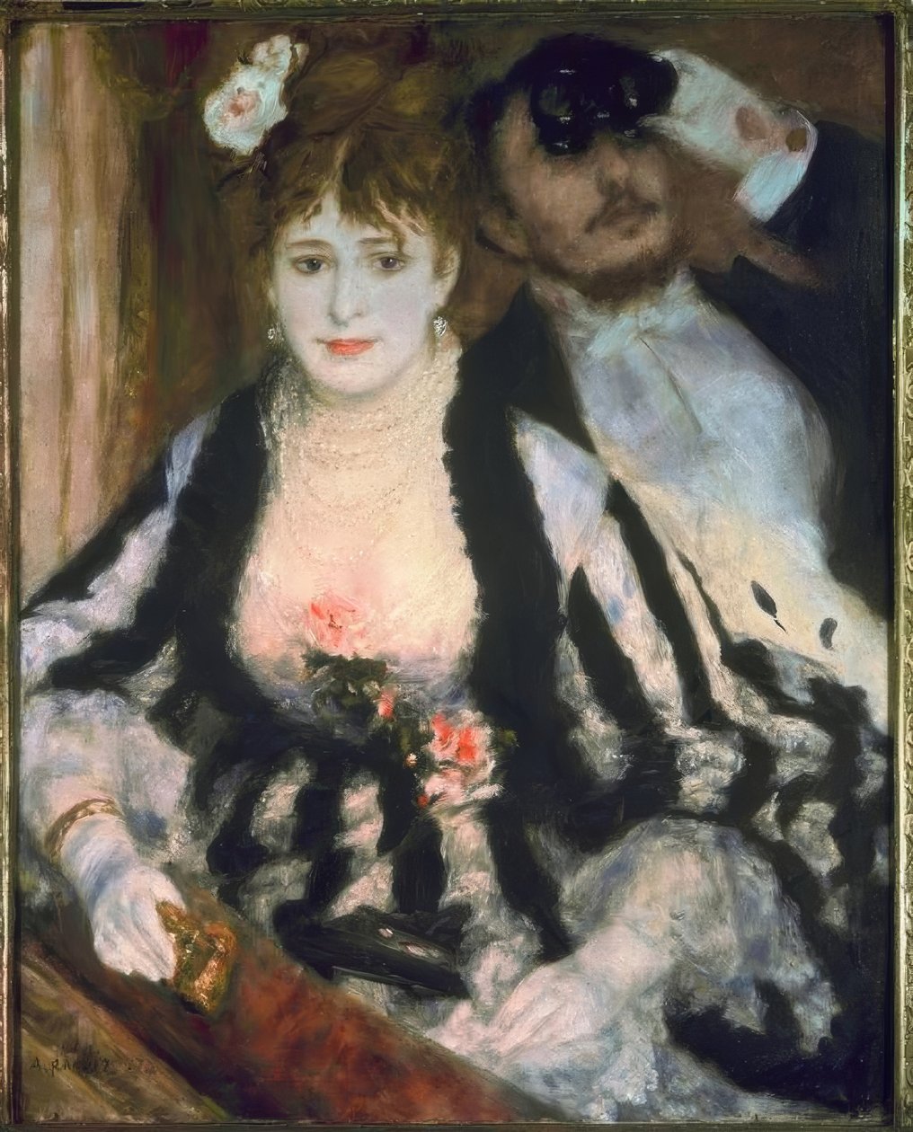 Teatterin aitiossa tekijältä Pierre Auguste Renoir
