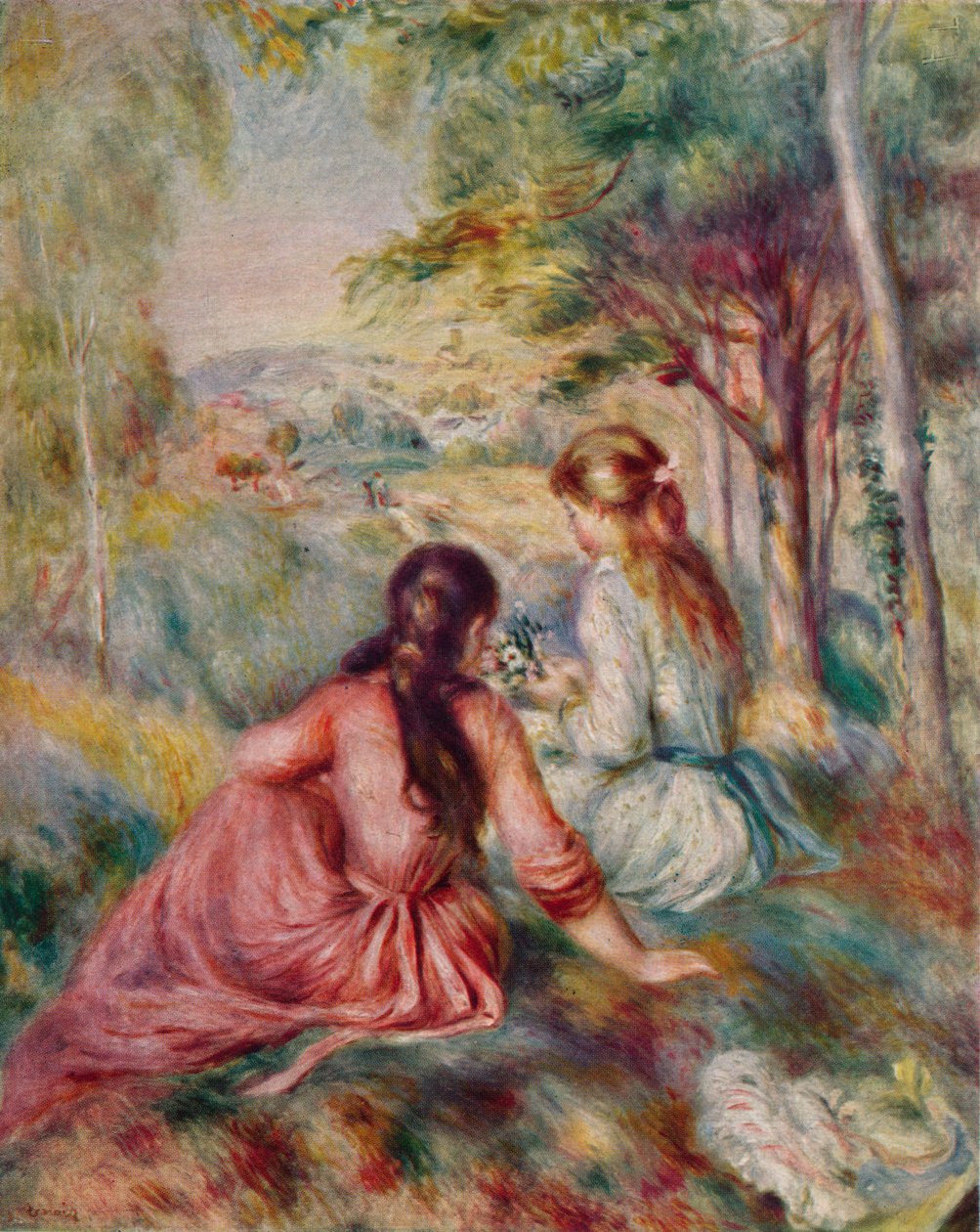 Niityllä, vuodelta 1888 tekijältä Pierre Auguste Renoir