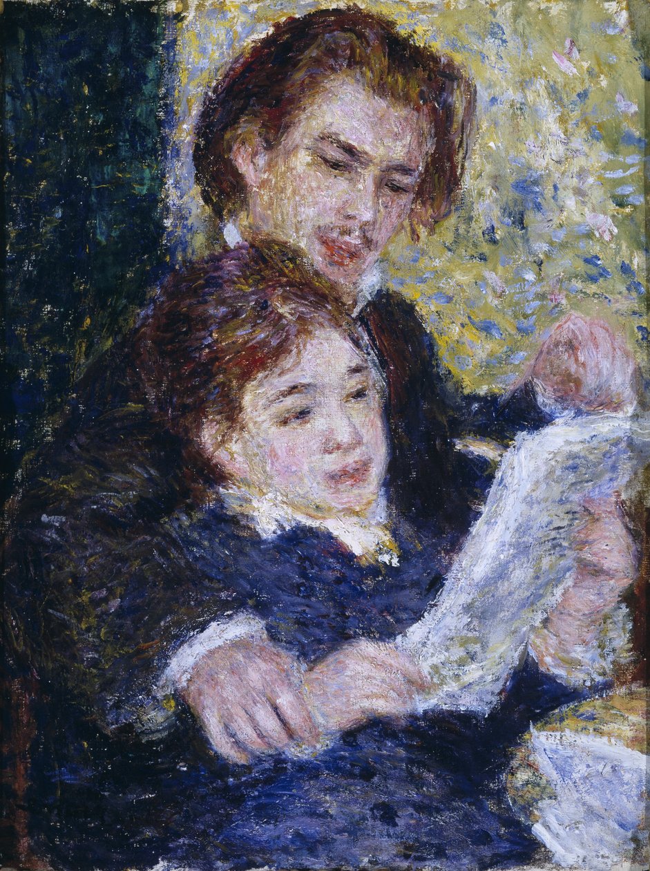 Studiossa: Georges Riviere ja Marguerite Legrand tekijältä Pierre Auguste Renoir
