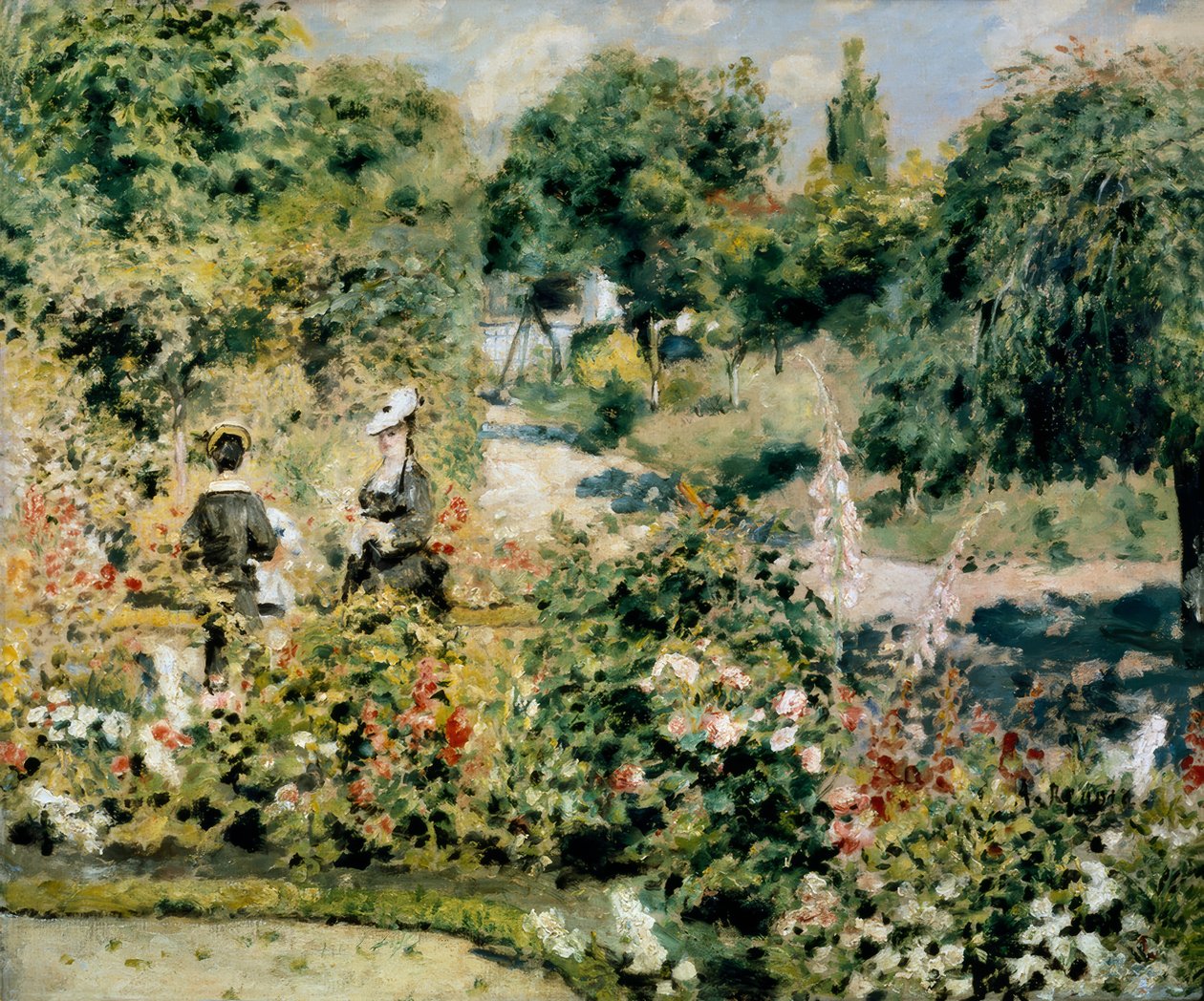 Jardin à Fontenay tekijältä Pierre Auguste Renoir