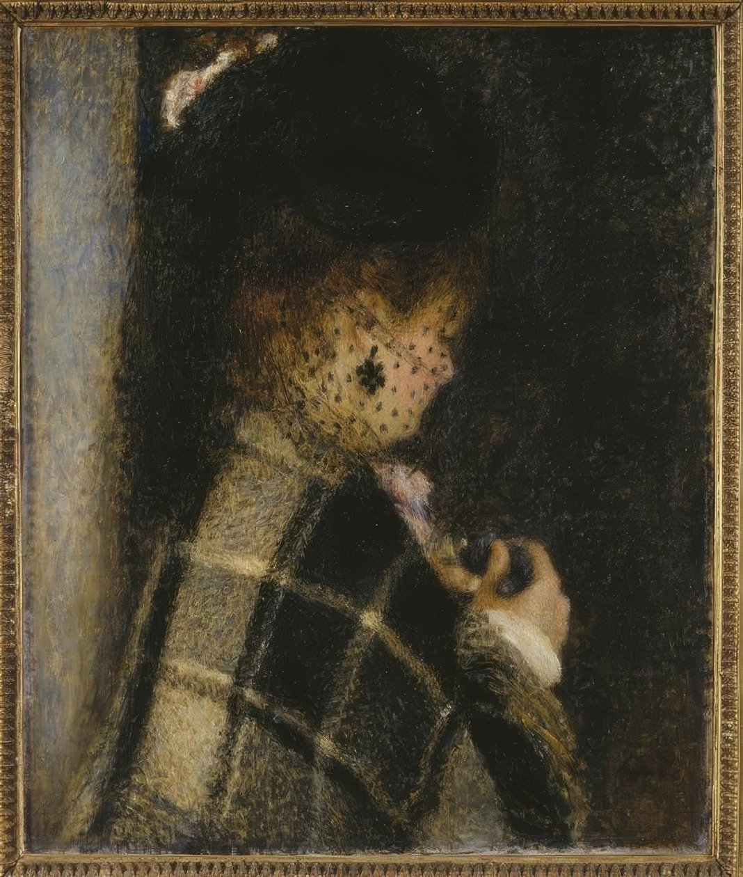 Jeune femme à la voilette tekijältä Pierre Auguste Renoir
