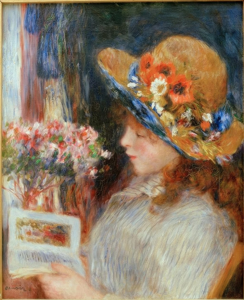 Jeune fille lisant tekijältä Pierre Auguste Renoir