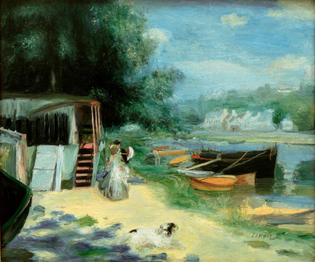 La Grenouillère tekijältä Pierre Auguste Renoir