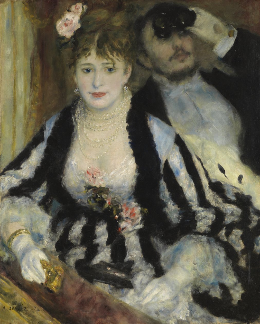 La Loge (teatterilaatikko) tekijältä Pierre Auguste Renoir