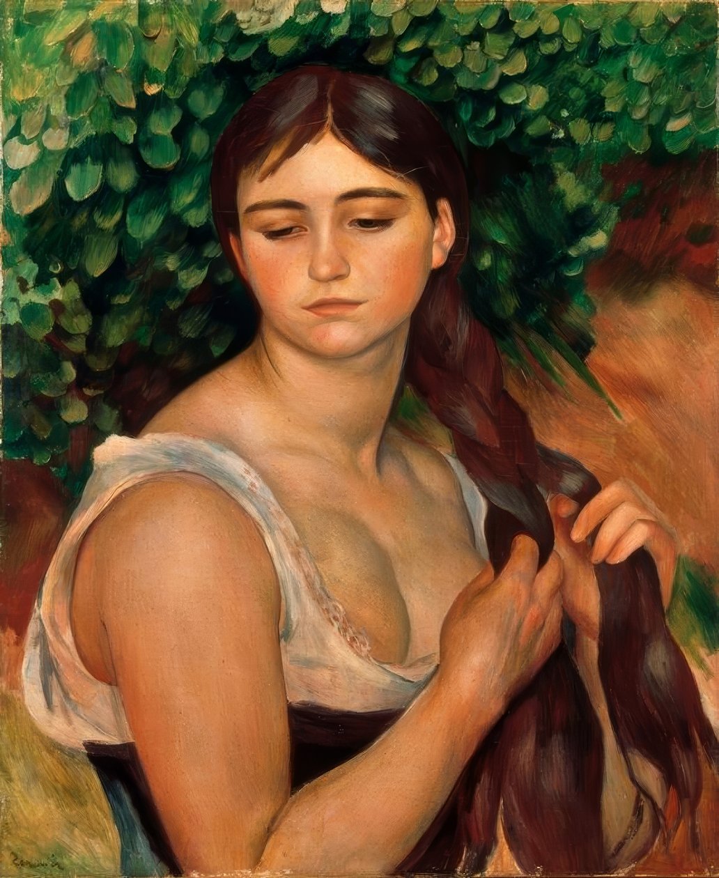 La Natte tekijältä Pierre Auguste Renoir
