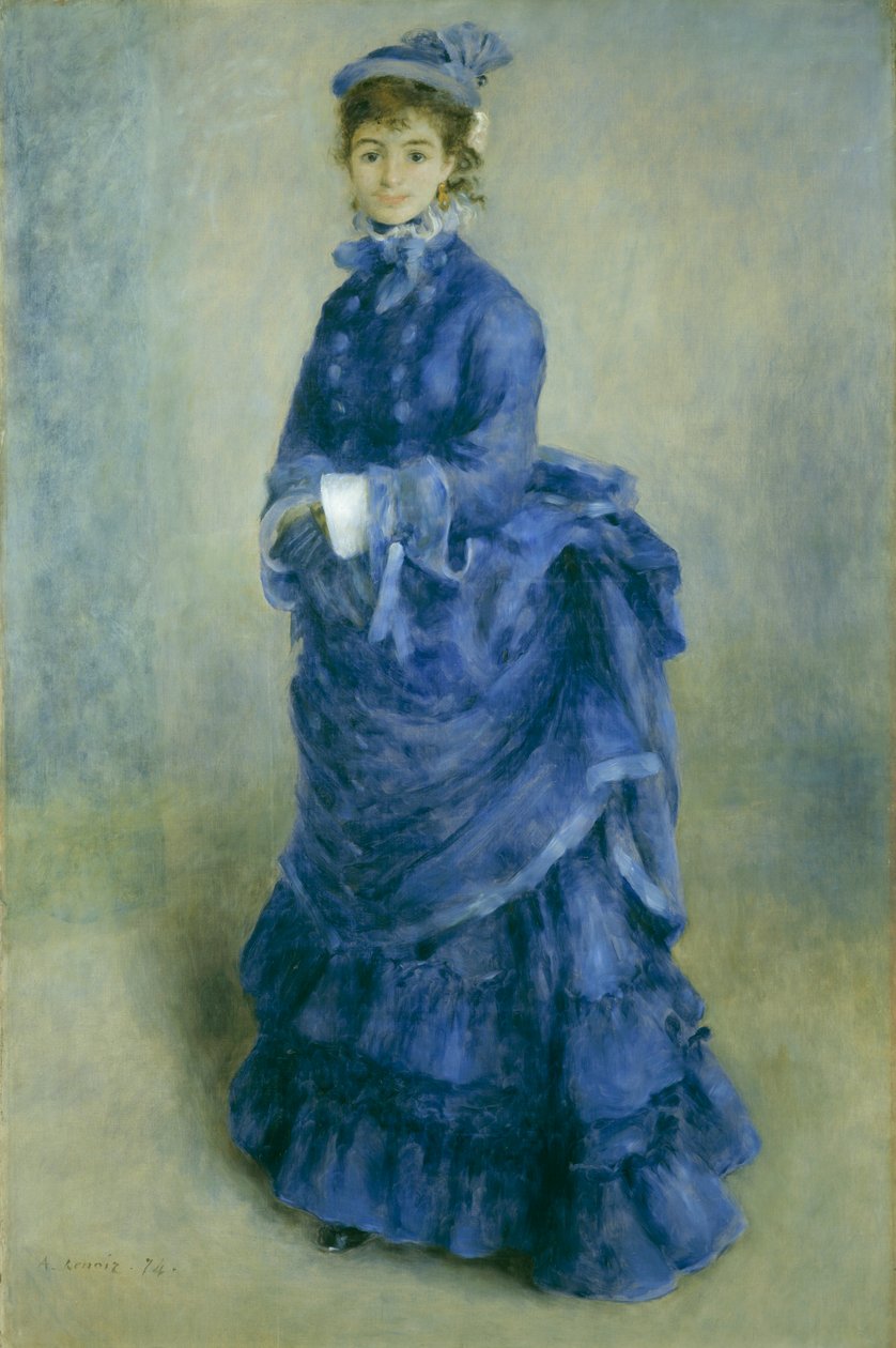 "Pariisilainen", 1874 tekijältä Pierre Auguste Renoir