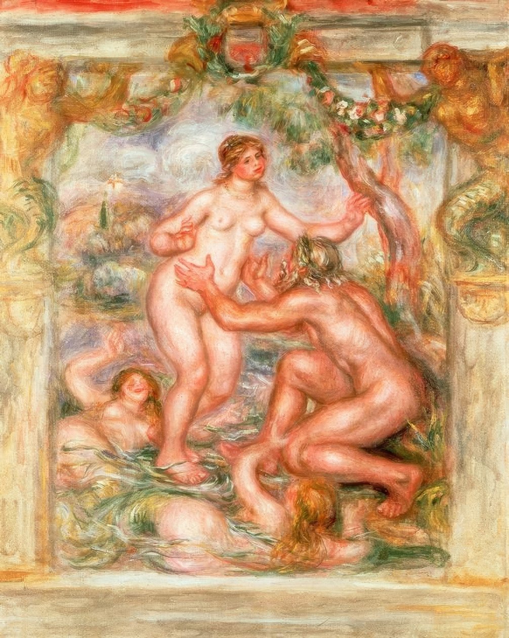 Saône menossa Rhônea kohti tekijältä Pierre Auguste Renoir