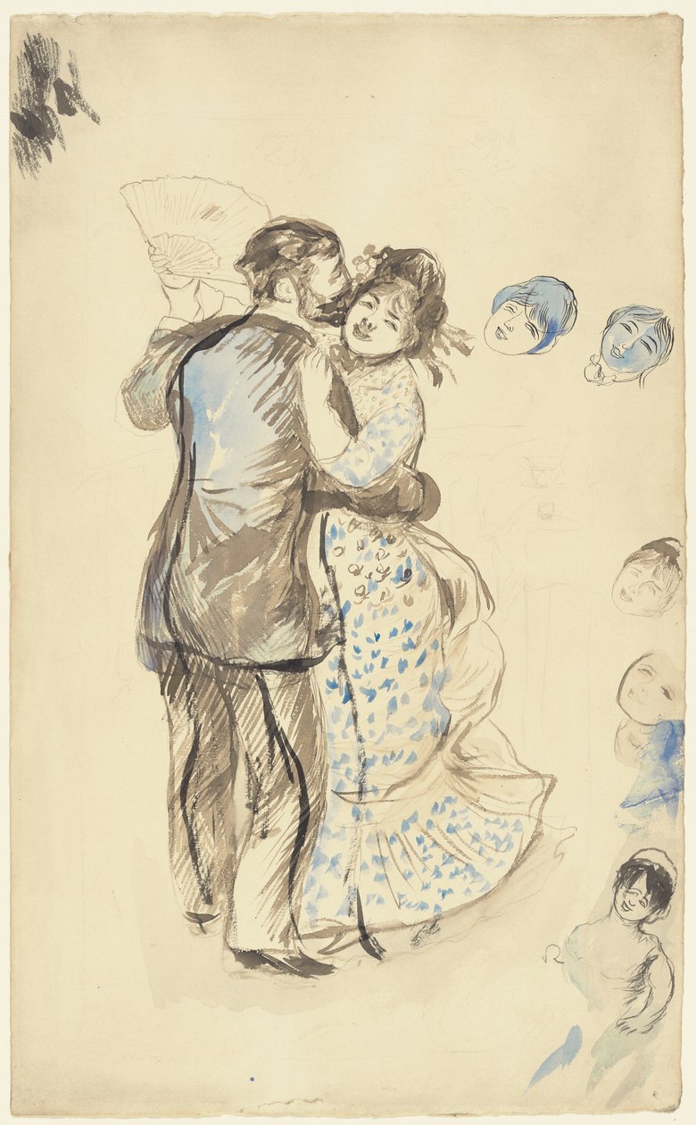 La danse? la campagne (tanssi maaseudulla) tekijältä Pierre Auguste Renoir