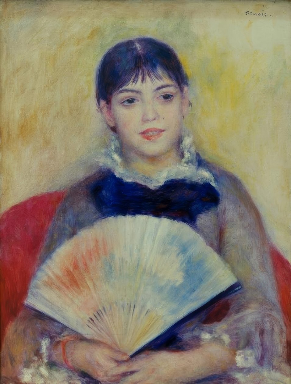 La femme à l’éventail tekijältä Pierre Auguste Renoir