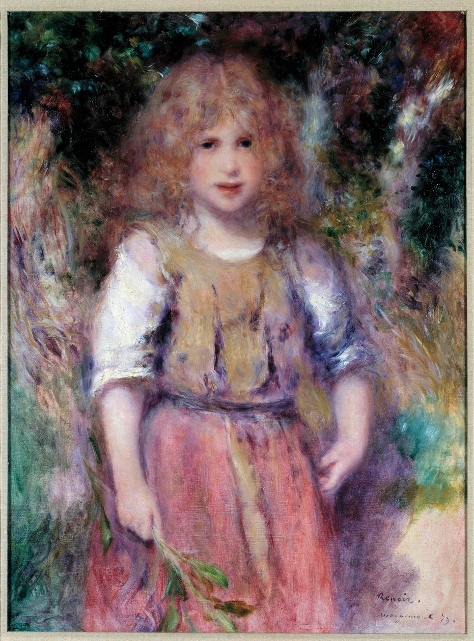 La petite bohemienne Pierre Auguste Renoirin (1841-1919) maalaus 1879 Yksityinen kokoelma tekijältä Pierre Auguste Renoir
