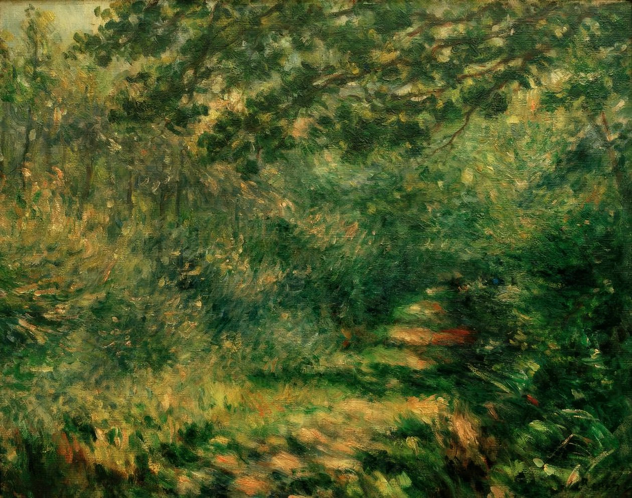 Metsän kuja tekijältä Pierre Auguste Renoir