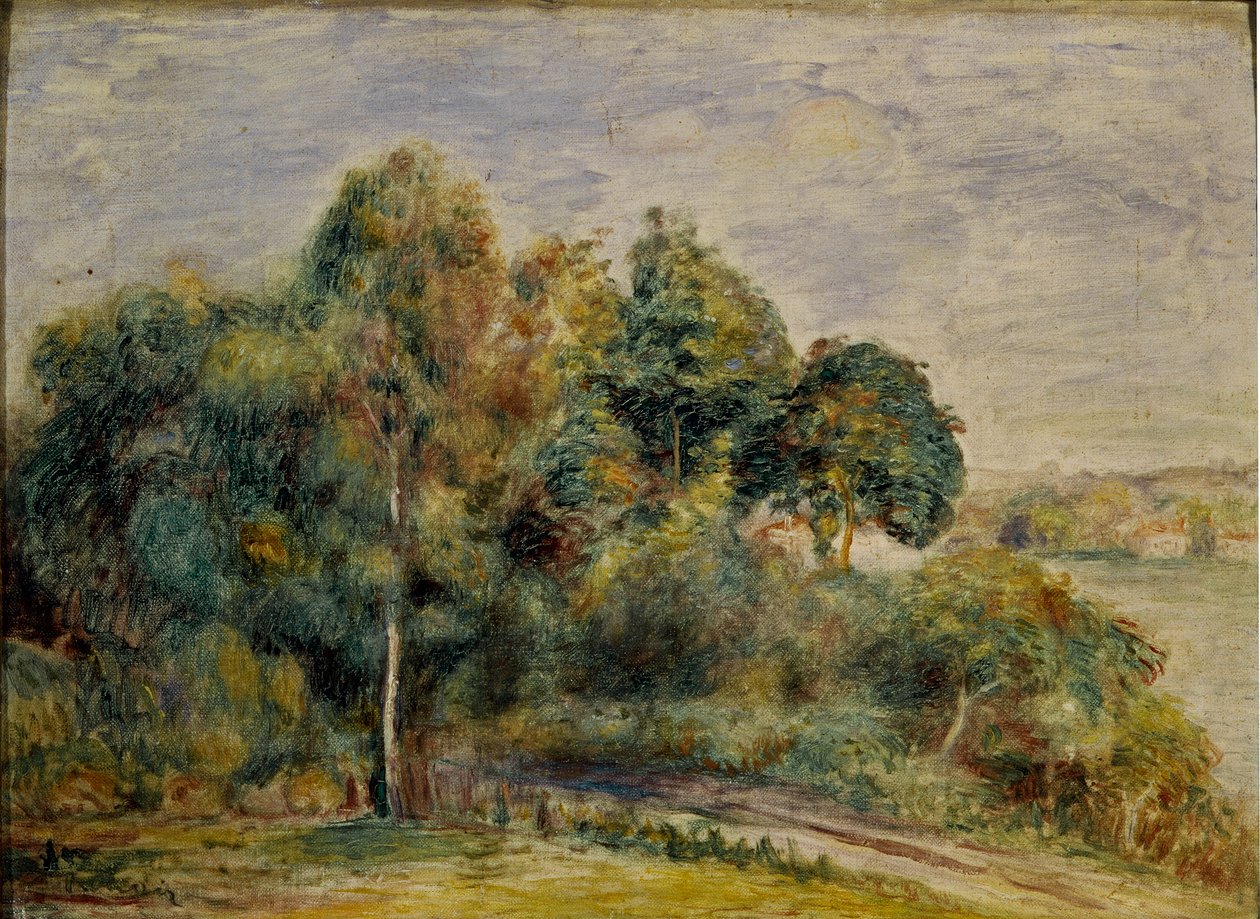 Maisema. Pierre Auguste Renoirin maalaus (Pierre-Auguste tekijältä Pierre Auguste Renoir