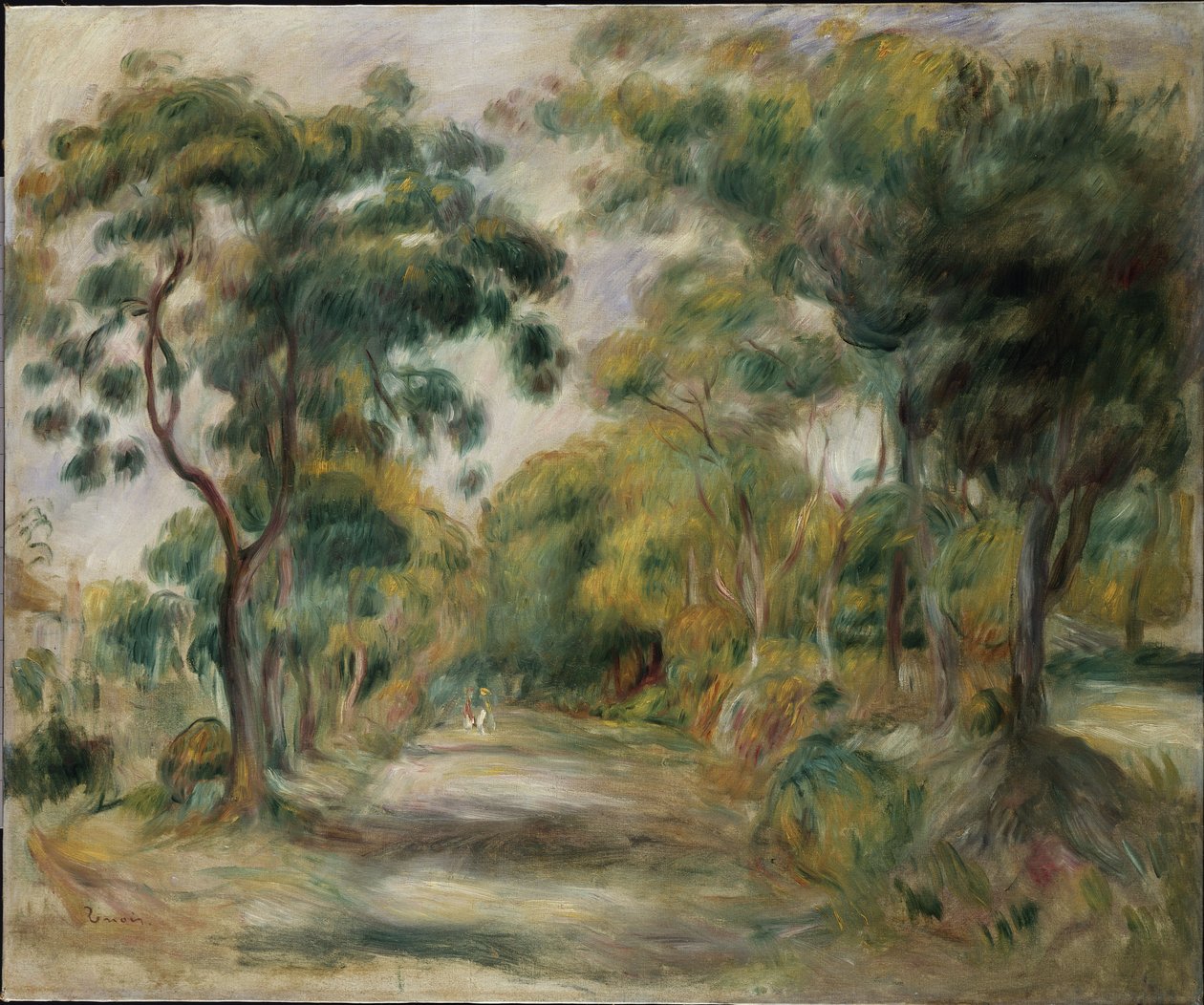Maisema keskipäivällä, 1900 tekijältä Pierre Auguste Renoir