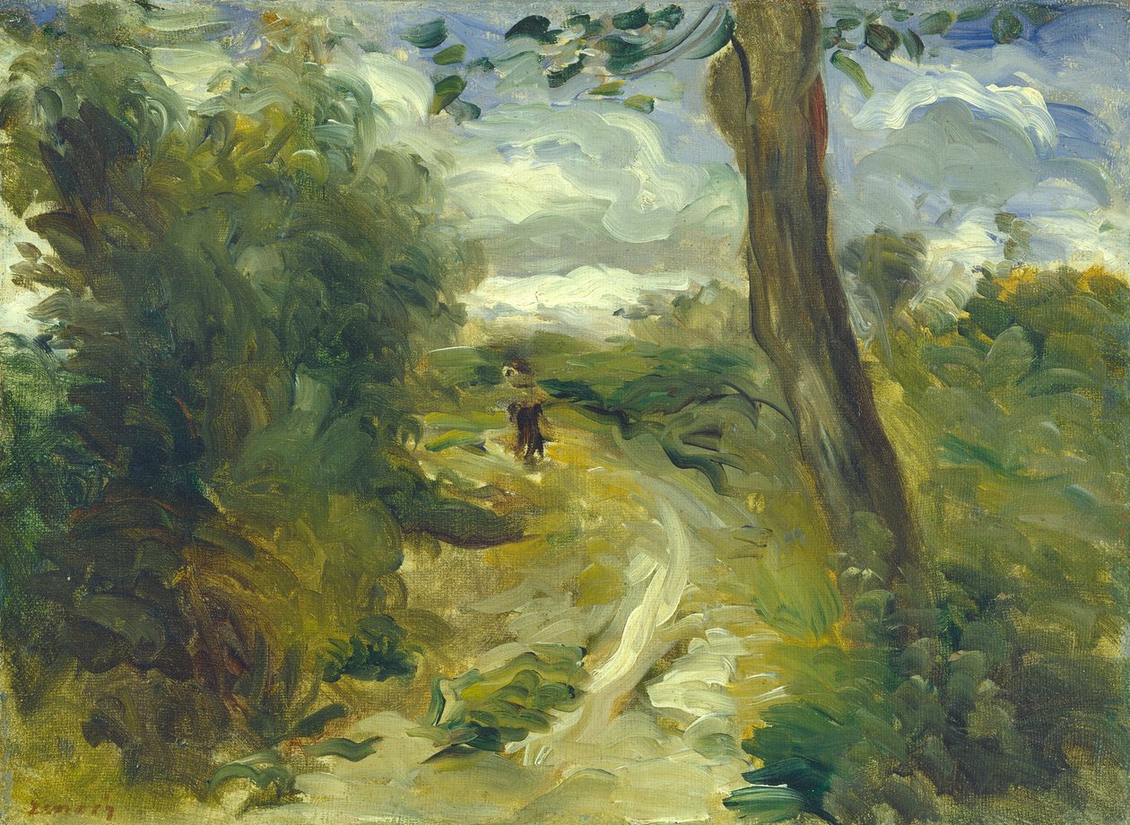 Maisema myrskyjen välissä, 18741875. tekijältä Pierre Auguste Renoir