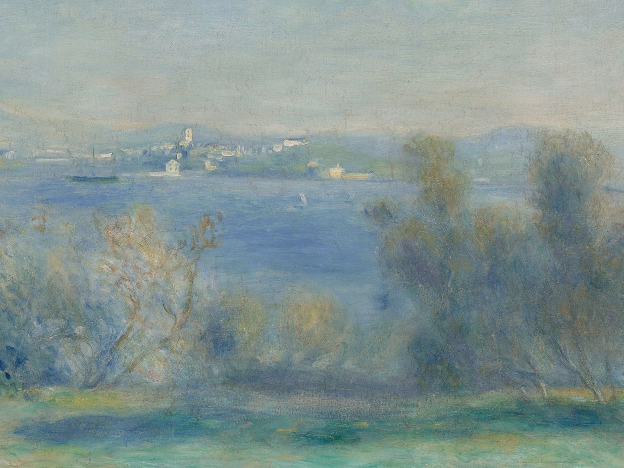 Maisema Välimerellä (näkymä Touloniin) tekijältä Pierre Auguste Renoir