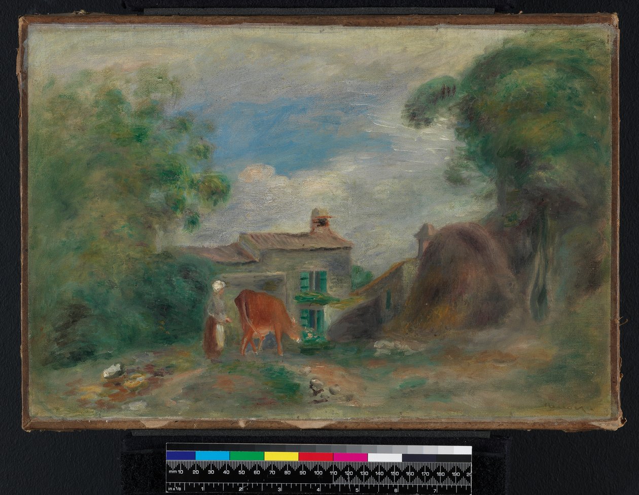 Maisema hahmoineen, ennen vuotta 1919 tekijältä Pierre Auguste Renoir