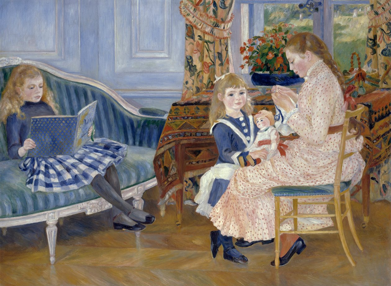 Lasten iltapäivä Wargemontissa tekijältä Pierre Auguste Renoir