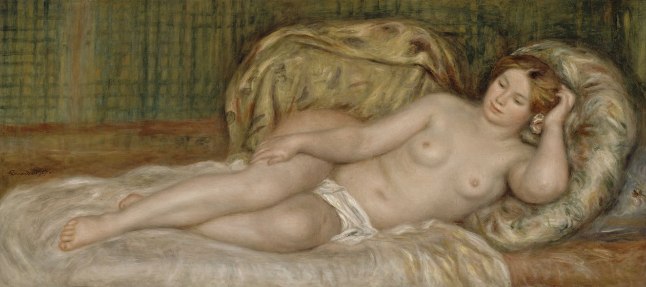 Suuri alaston Grand Nude, 1907 tekijältä Pierre Auguste Renoir