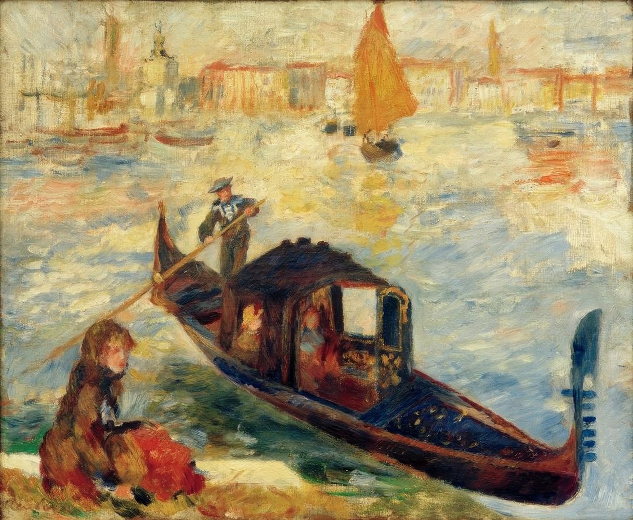 Le Grand Canal, Venise (Gondole) tekijältä Pierre Auguste Renoir