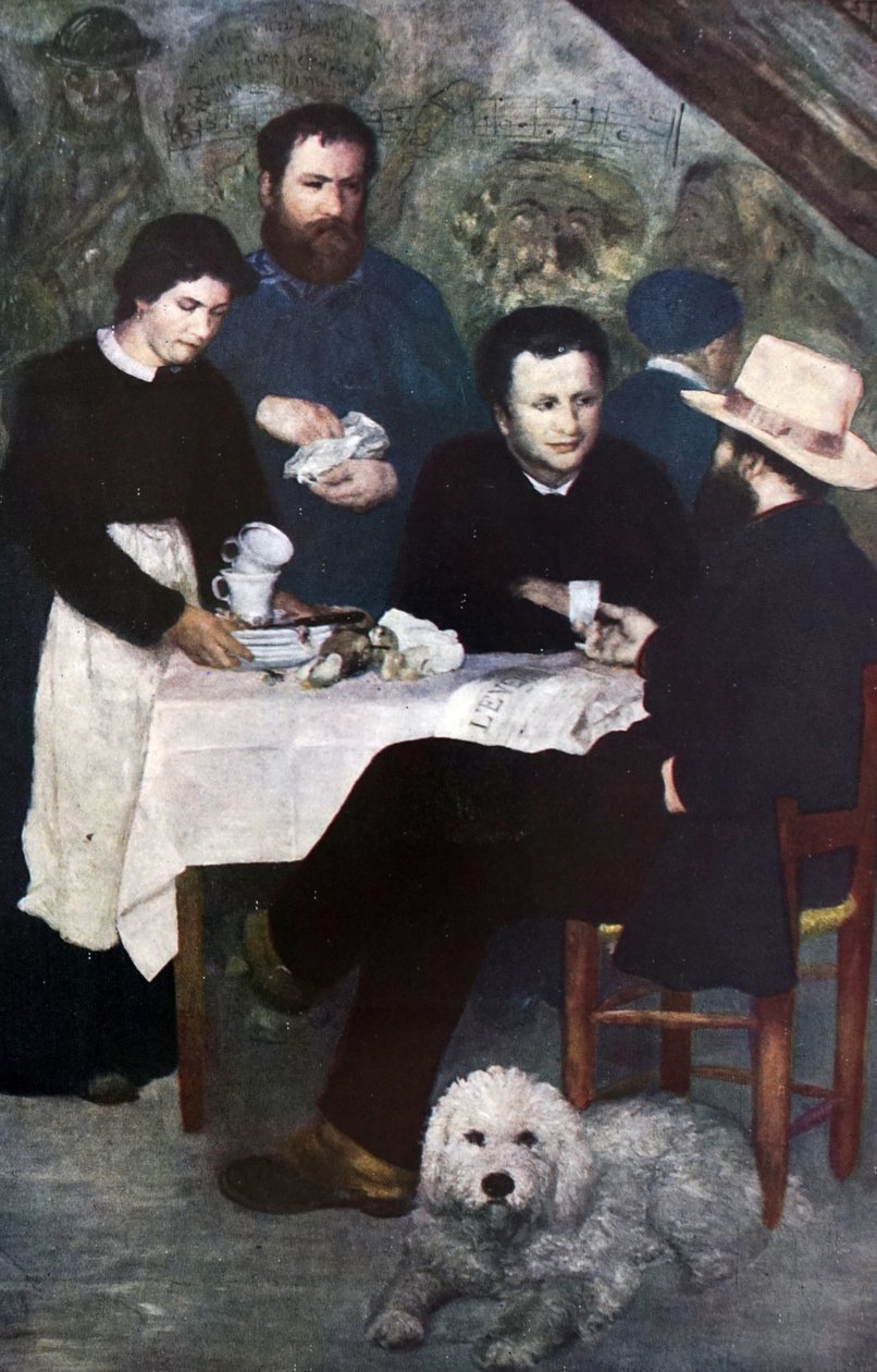 Äidin kabaree Antony Bourron-Marlotte tekijältä Pierre Auguste Renoir