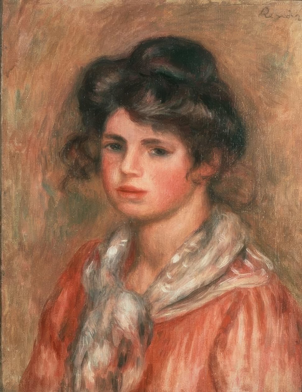 Valkoinen huivi tekijältä Pierre Auguste Renoir