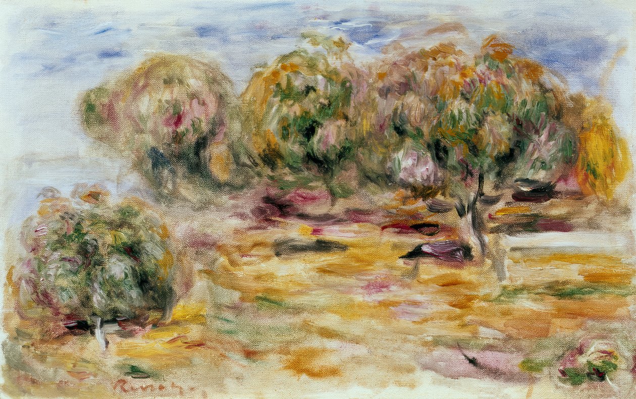 Le jardin des Collettes tekijältä Pierre Auguste Renoir