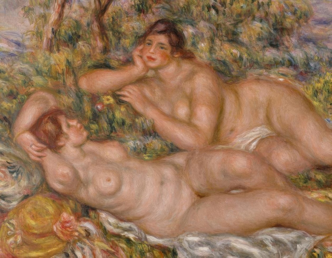 Les baigneuses tekijältä Pierre Auguste Renoir