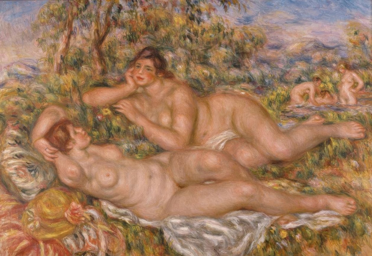 Les baigneuses tekijältä Pierre Auguste Renoir