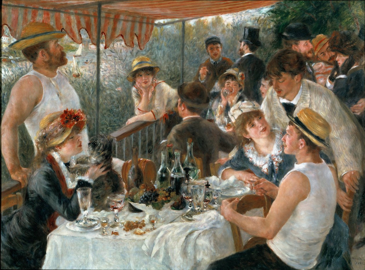 Veneilijöiden lounas tekijältä Pierre Auguste Renoir