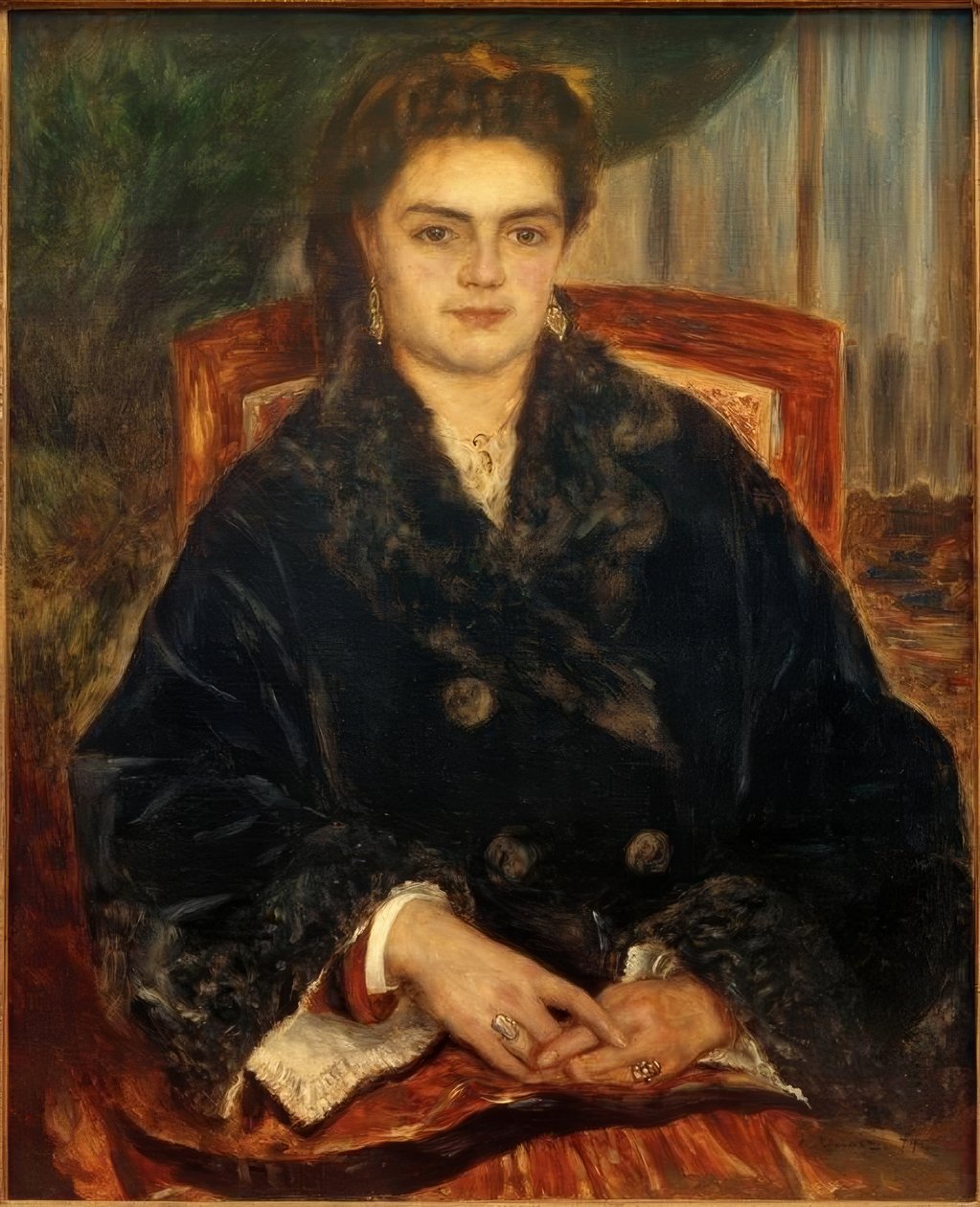 Rouva Edouard Bernier tekijältä Pierre Auguste Renoir