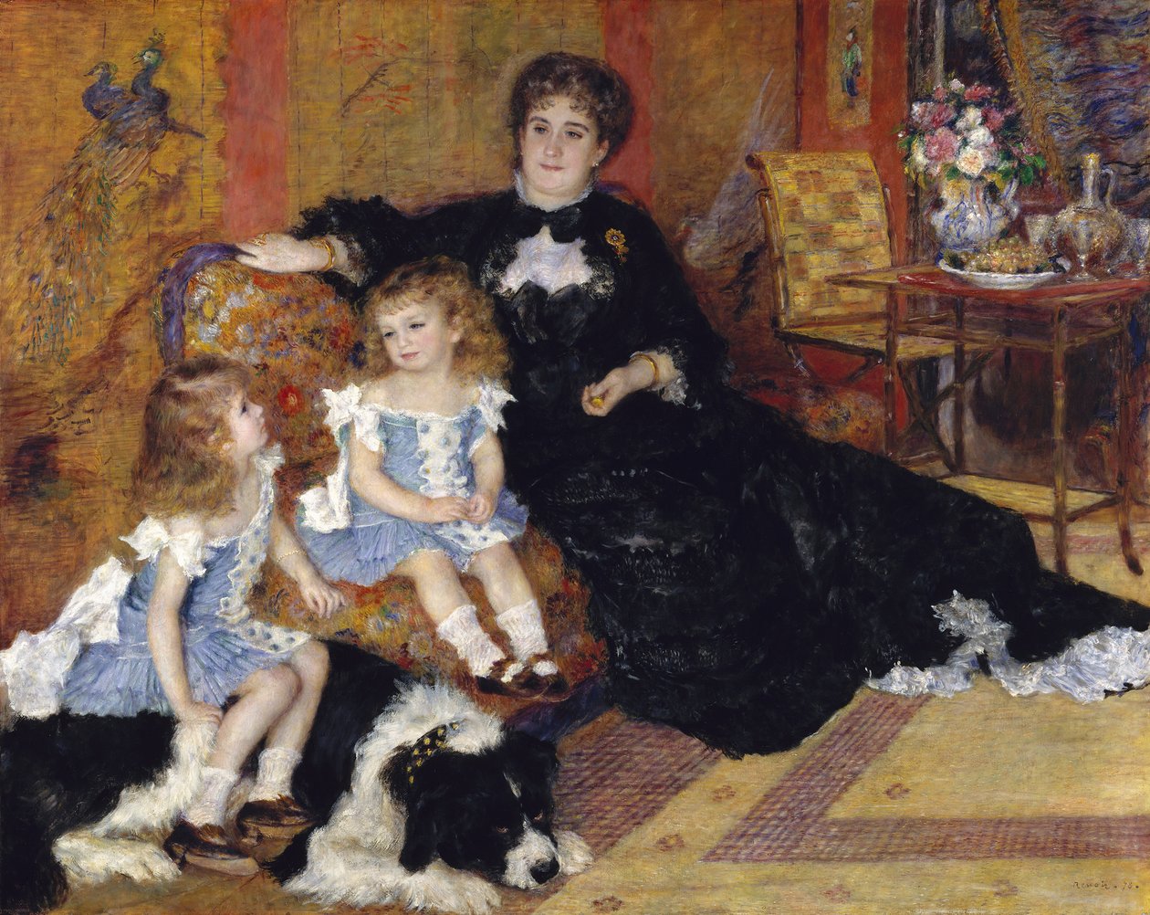 Madame Georges Charpentier Marguerite-Louise Lemonnier, 1848-1904..., 1878. tekijältä Pierre Auguste Renoir