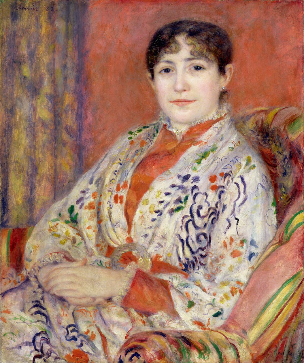 Madame Heriot, 1882 tekijältä Pierre Auguste Renoir