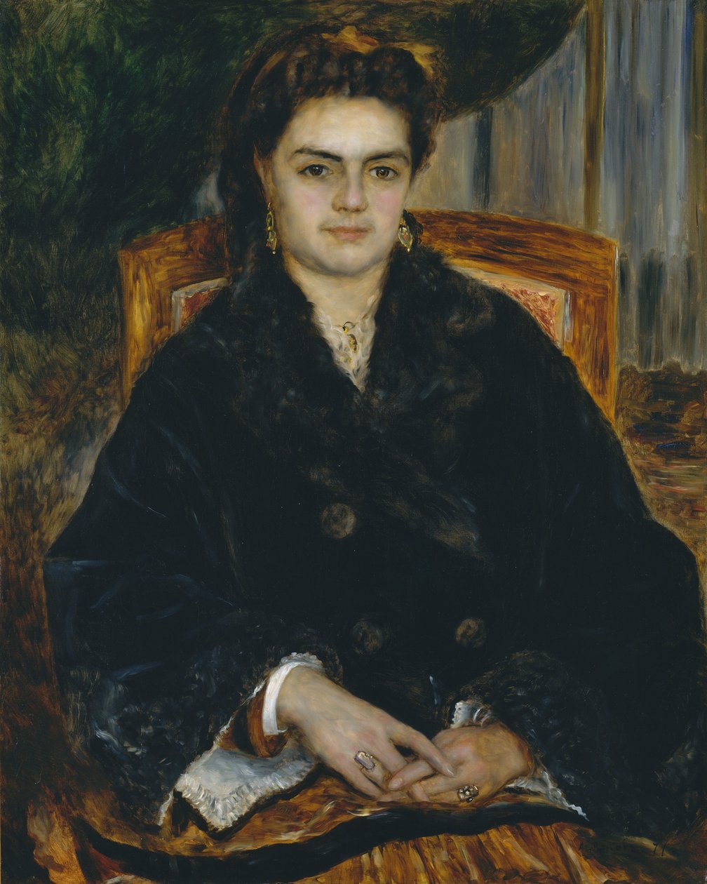 Madame Édouard Bernier Marie-Octavie-Stéphanie Laurens, 1838-1920, 1871. tekijältä Pierre Auguste Renoir