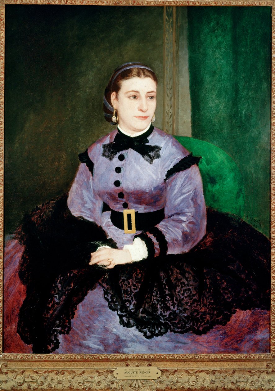 Mademoiselle Sicot (öljy kankaalle) tekijältä Pierre Auguste Renoir
