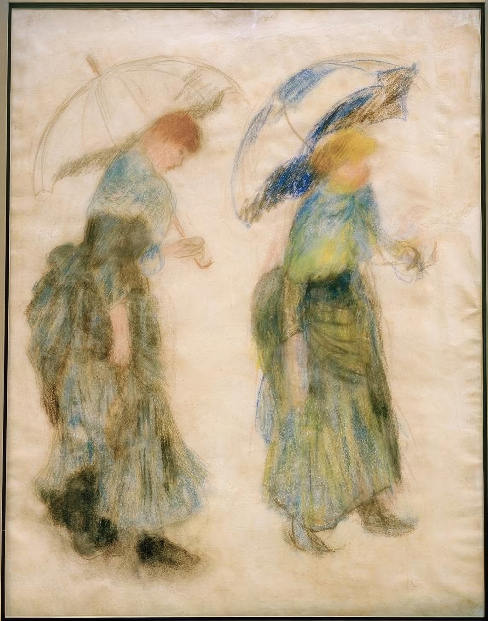 Tyttö sateenvarjon kanssa tekijältä Pierre Auguste Renoir