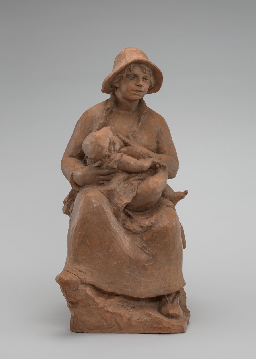 Äitiys: Madame Renoir ja poika, n. 1916. tekijältä Pierre Auguste Renoir