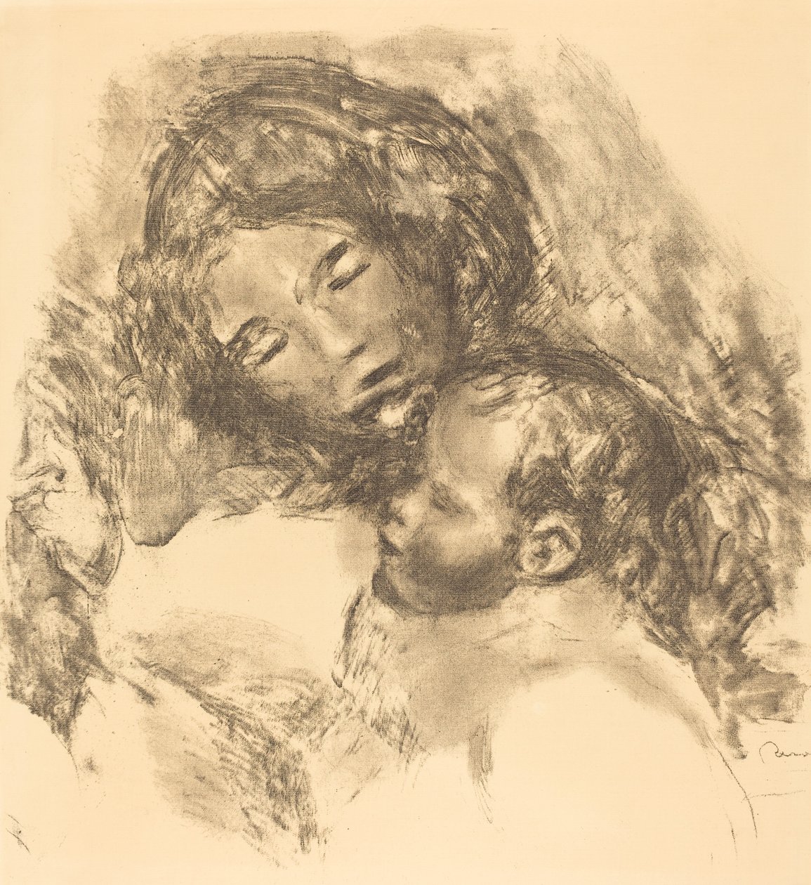 Äitiys Maternite, n. 1912. tekijältä Pierre Auguste Renoir