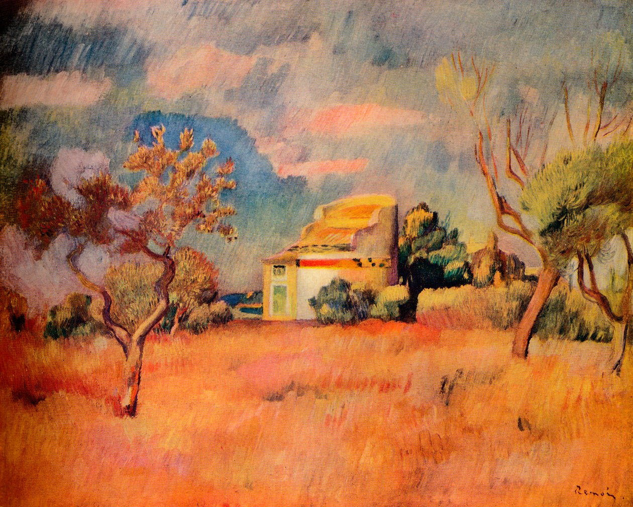 Mistral, 1800-luku 1935. tekijältä Pierre Auguste Renoir