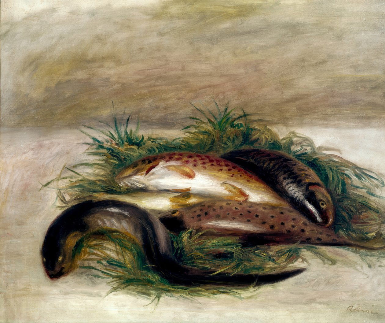 Nature morte aux poissons tekijältä Pierre Auguste Renoir