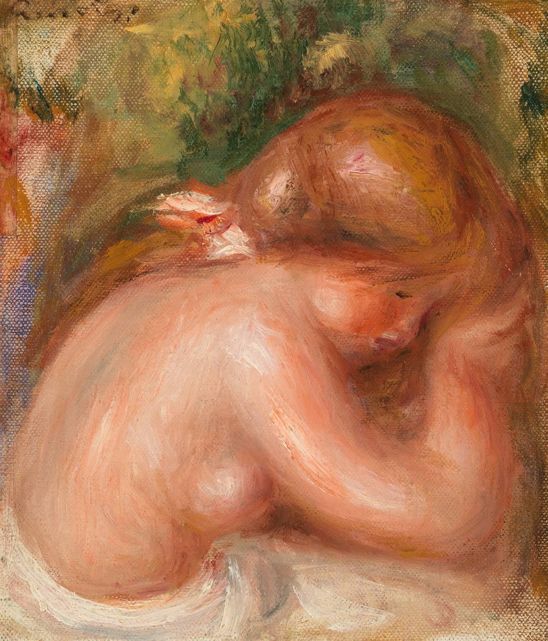 Nuoren tytön alaston torso tekijältä Pierre Auguste Renoir
