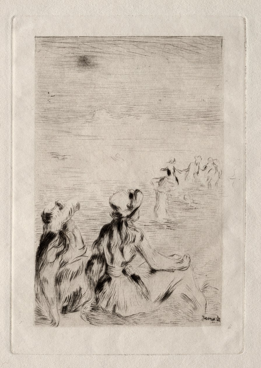 Bernevalin rannalla tekijältä Pierre Auguste Renoir